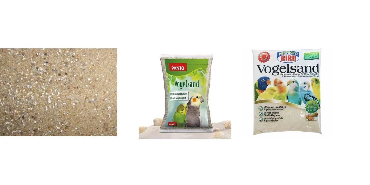 Produktauswahl: Vogelsande für den Sittichkäfig